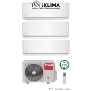 Vivax Multisplit Klimaanlage 3+1 Aktion (1 Innengerät Gratis) + Montage!