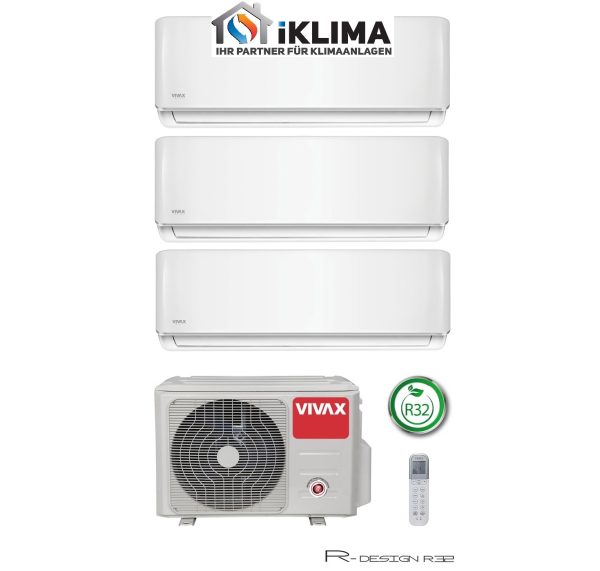 Vivax Multisplit Klimaanlage 3+1 Aktion (1 Innengerät Gratis) + Montage!